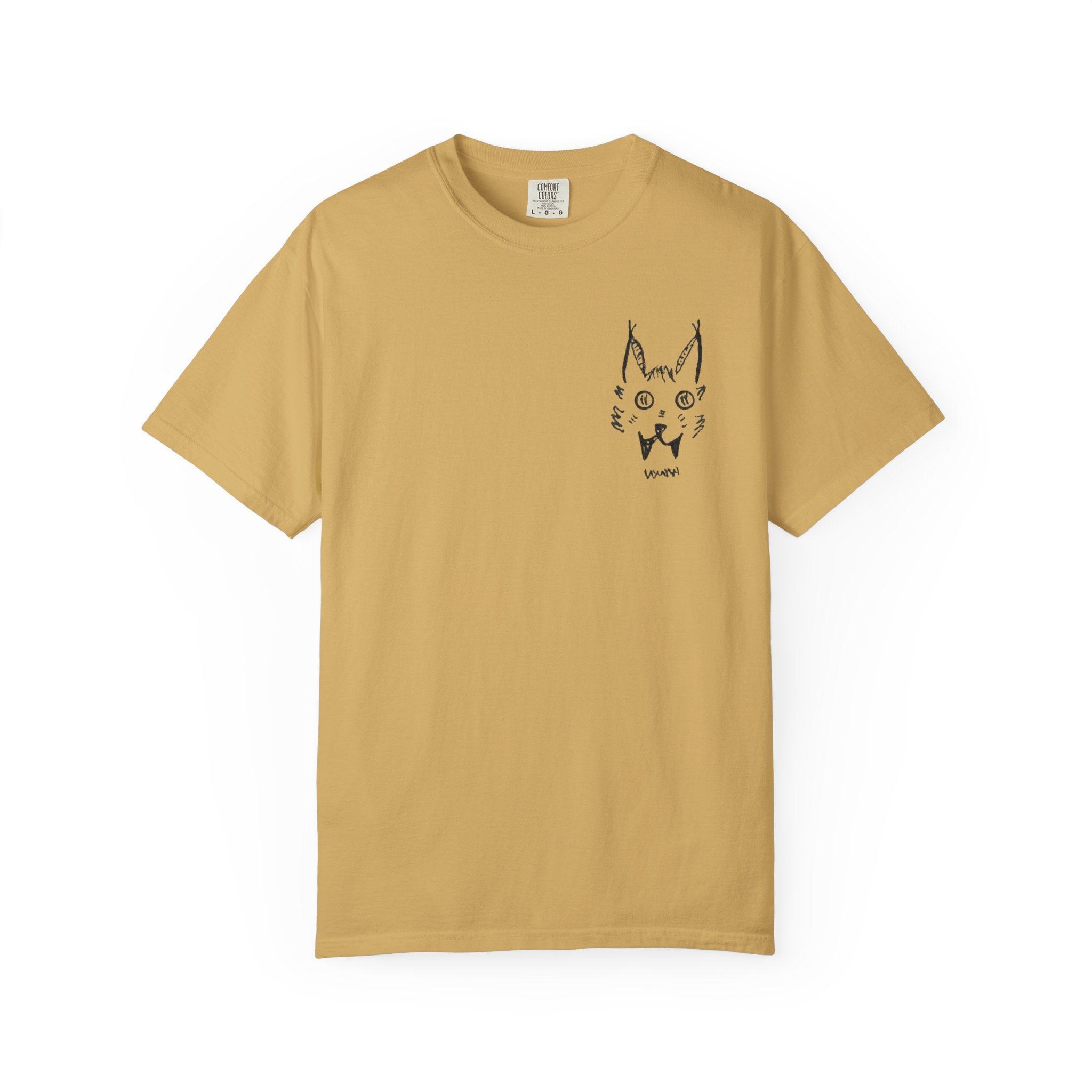 L'chats Wildcat T-Shirt - Hand-Drawn Ink to Fabric Print