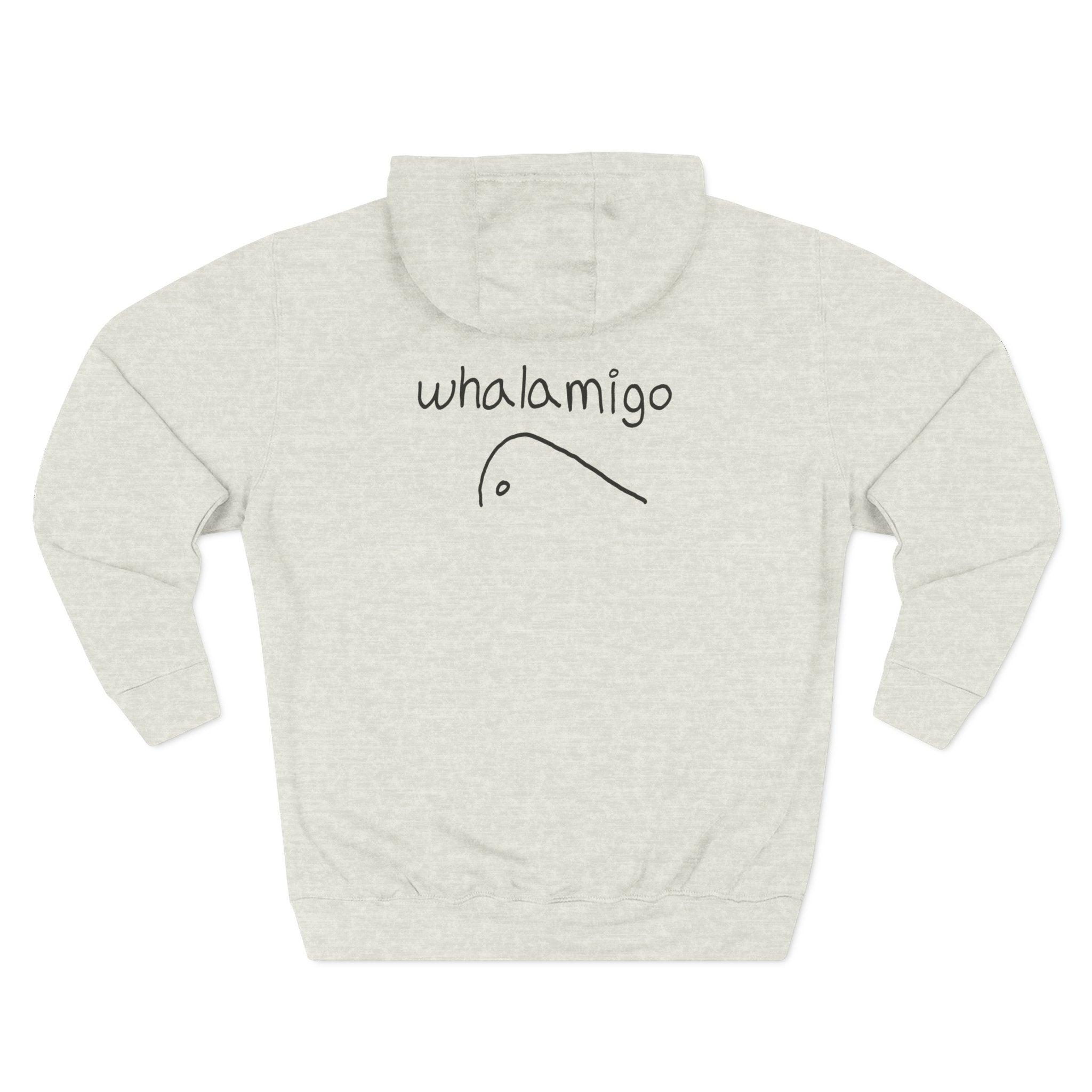 Mantra Fleece Hoodie - Hand-Drawn Ink to Fabric Print