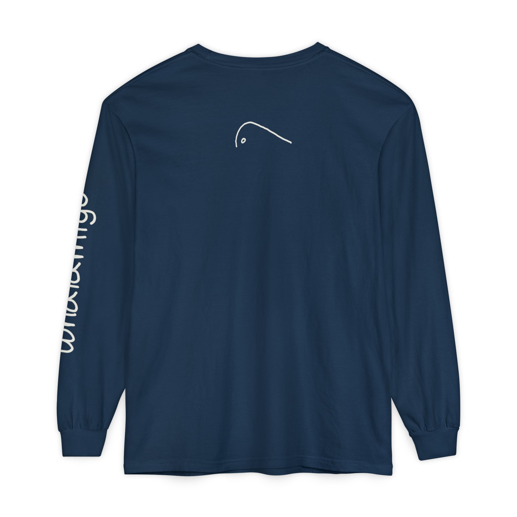Localmigo Long Sleeve T-Shirt — White Ink to Fabric Print