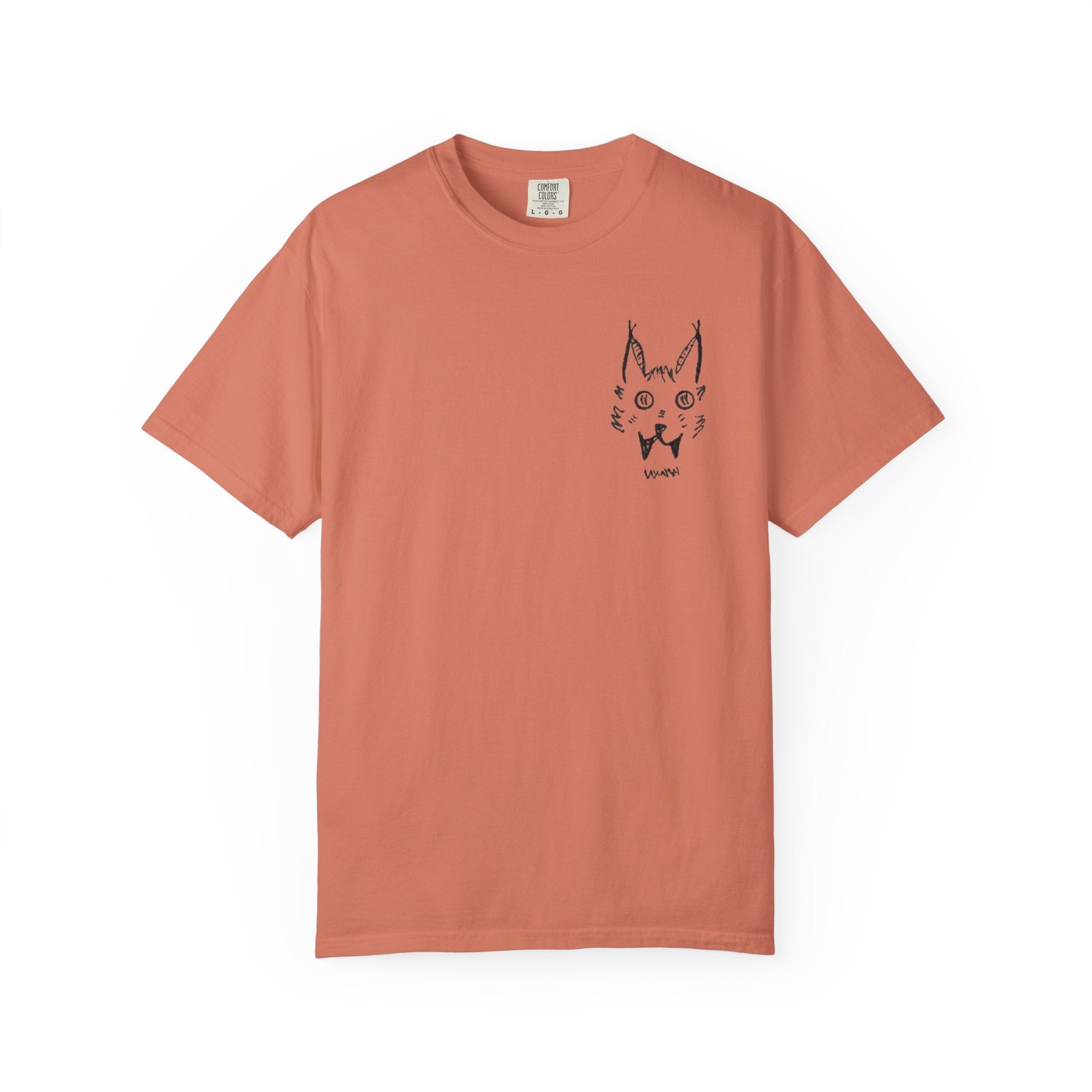 L'chats Wildcat T-Shirt - Hand-Drawn Ink to Fabric Print
