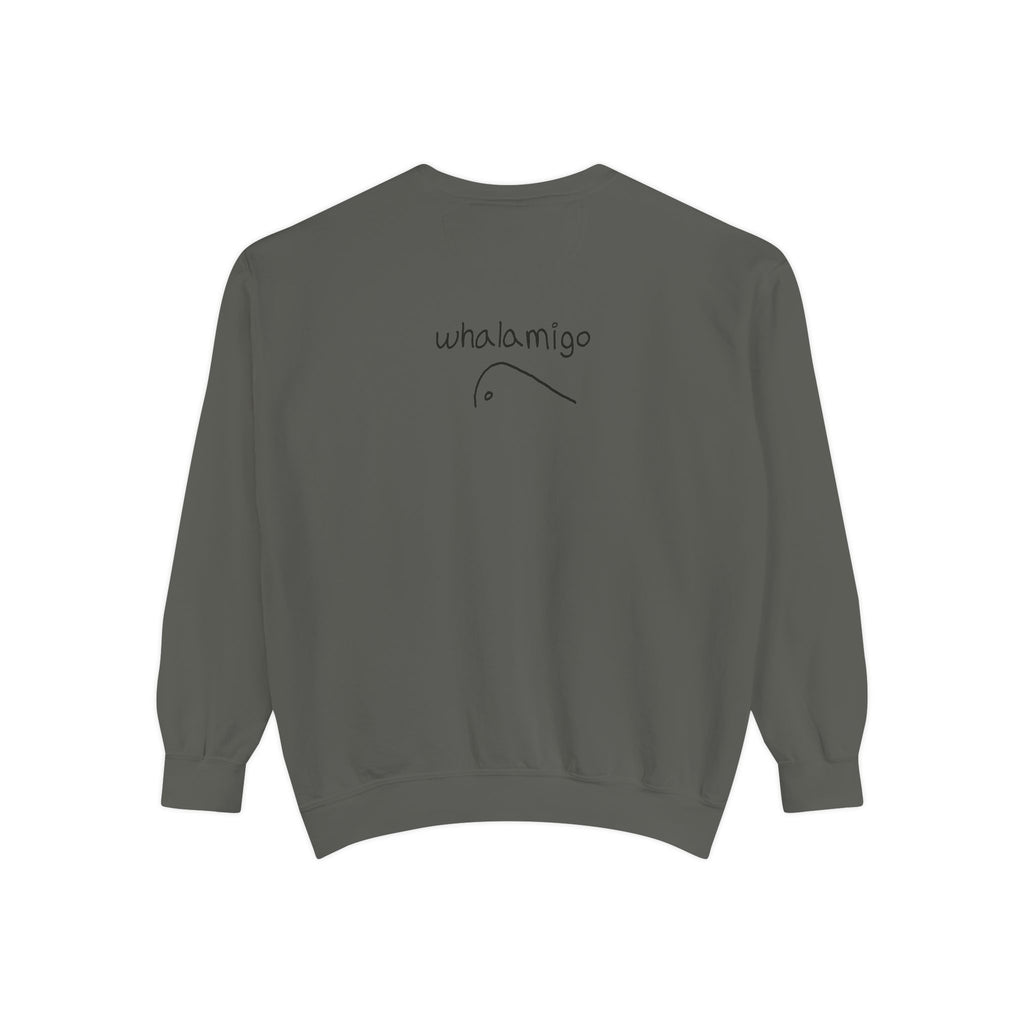 'Comratery' Crewneck Sweatshirt — Hand-Drawn Ink to Fabric Print
