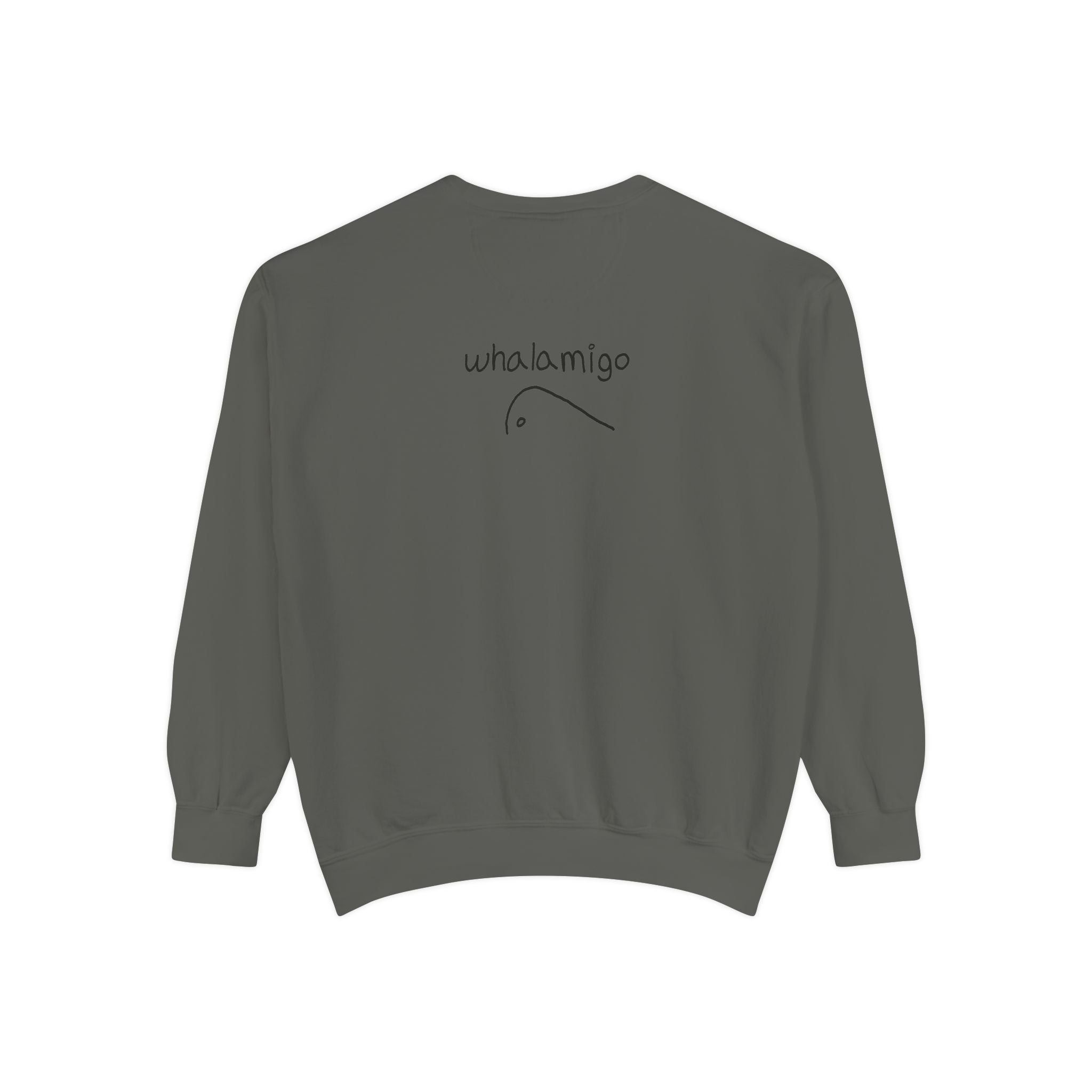 'Comratery' Crewneck Sweatshirt — Hand-Drawn Ink to Fabric Print