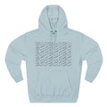 Mantra Fleece Hoodie - Hand-Drawn Ink to Fabric Print