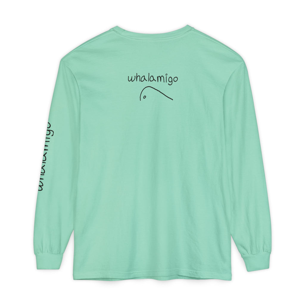 Pelamigo Long Sleeve T-Shirt — Hand-Drawn Ink to Fabric Print