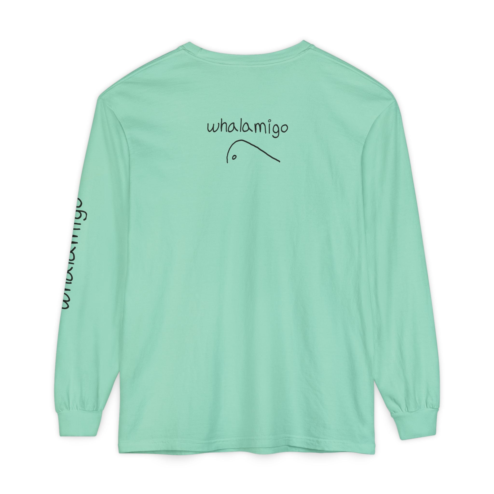 Pelamigo Long Sleeve T-Shirt — Hand-Drawn Ink to Fabric Print