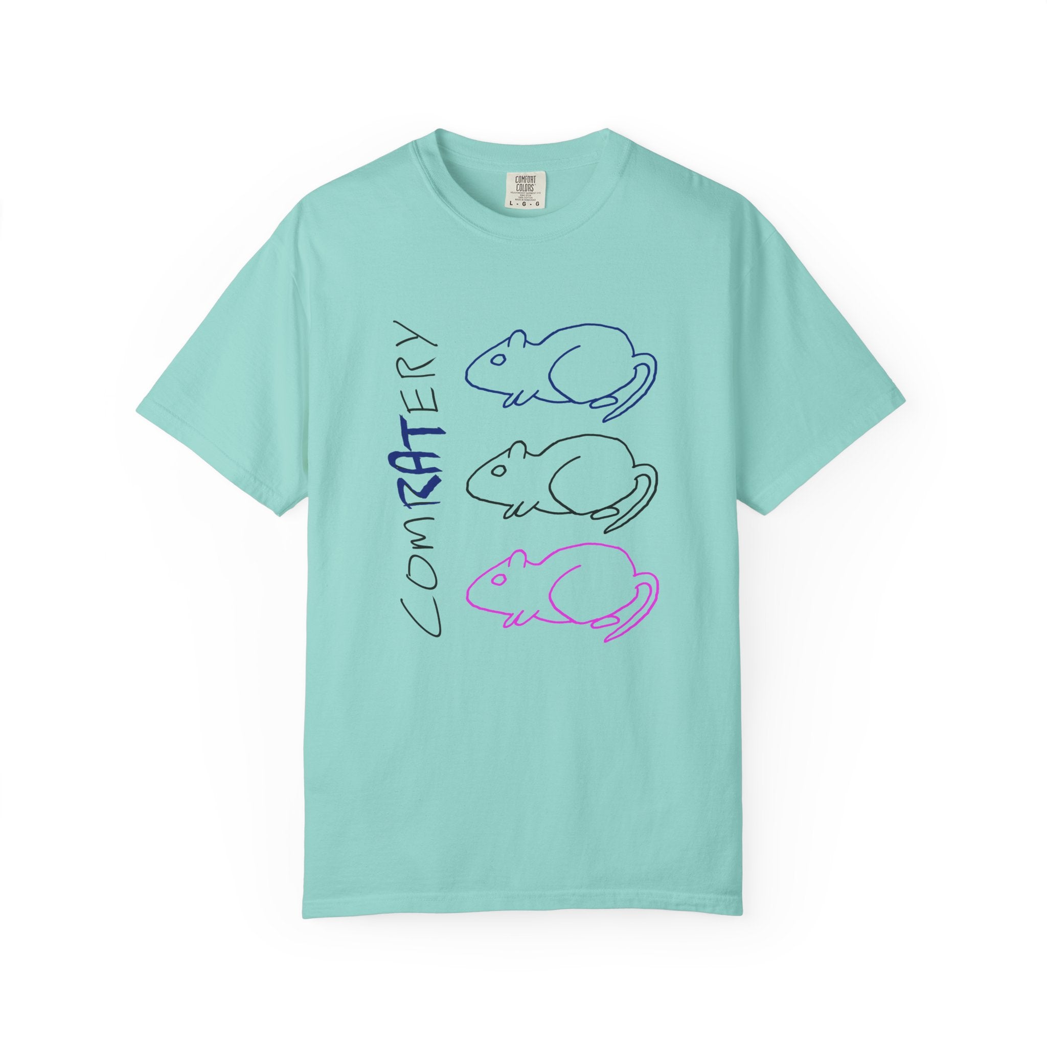 'Comratery' T-Shirt - Ink to Fabric Print; 3 Colors Available