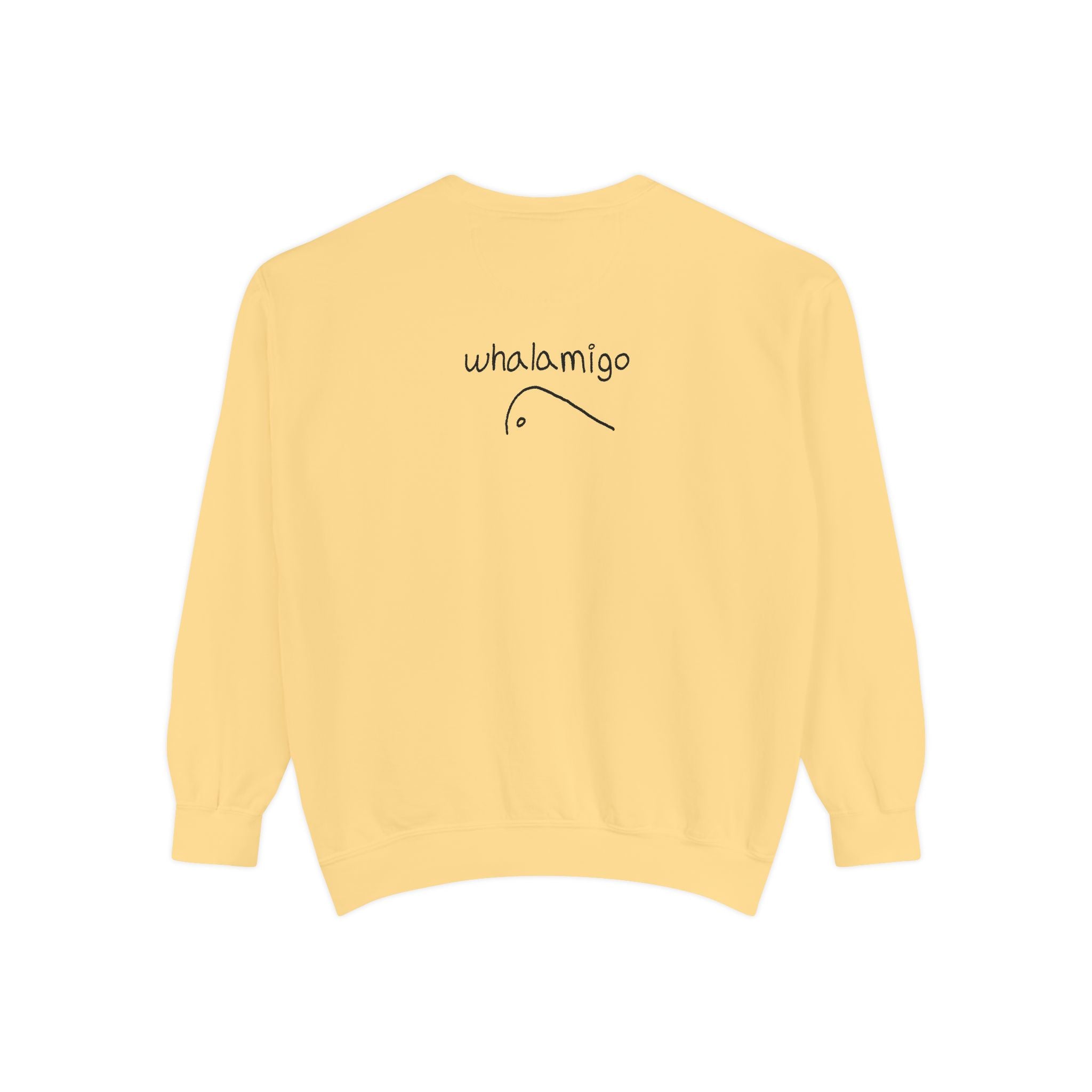 'Comratery' Crewneck Sweatshirt — Hand-Drawn Ink to Fabric Print