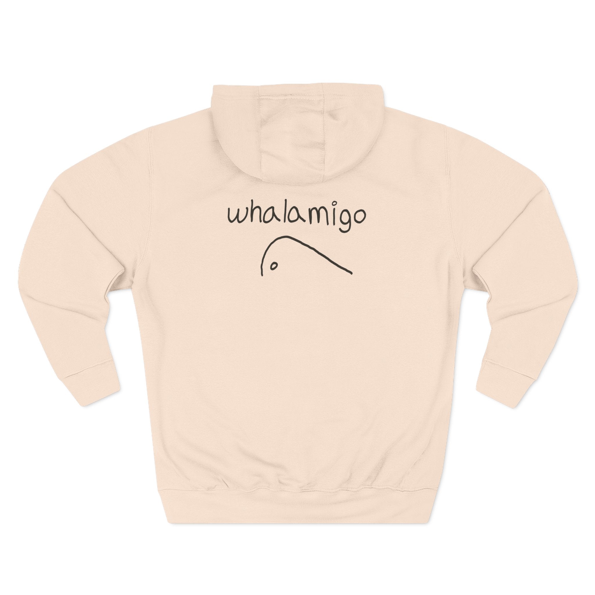 Mantra Fleece Hoodie - Hand-Drawn Ink to Fabric Print