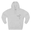 Pelamigo Fleece Hoodie - Hand-Drawn Ink to Fabric Print