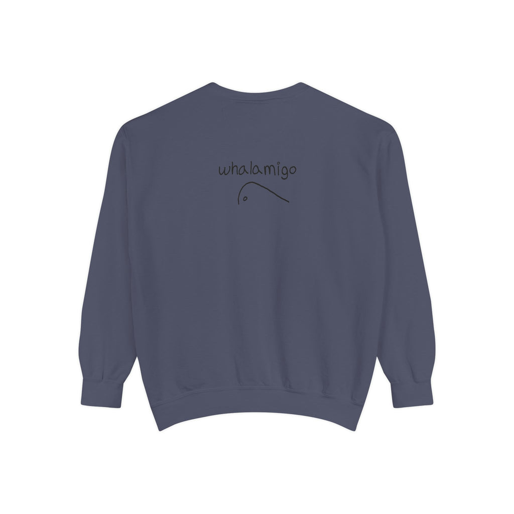 'Comratery' Crewneck Sweatshirt — Hand-Drawn Ink to Fabric Print