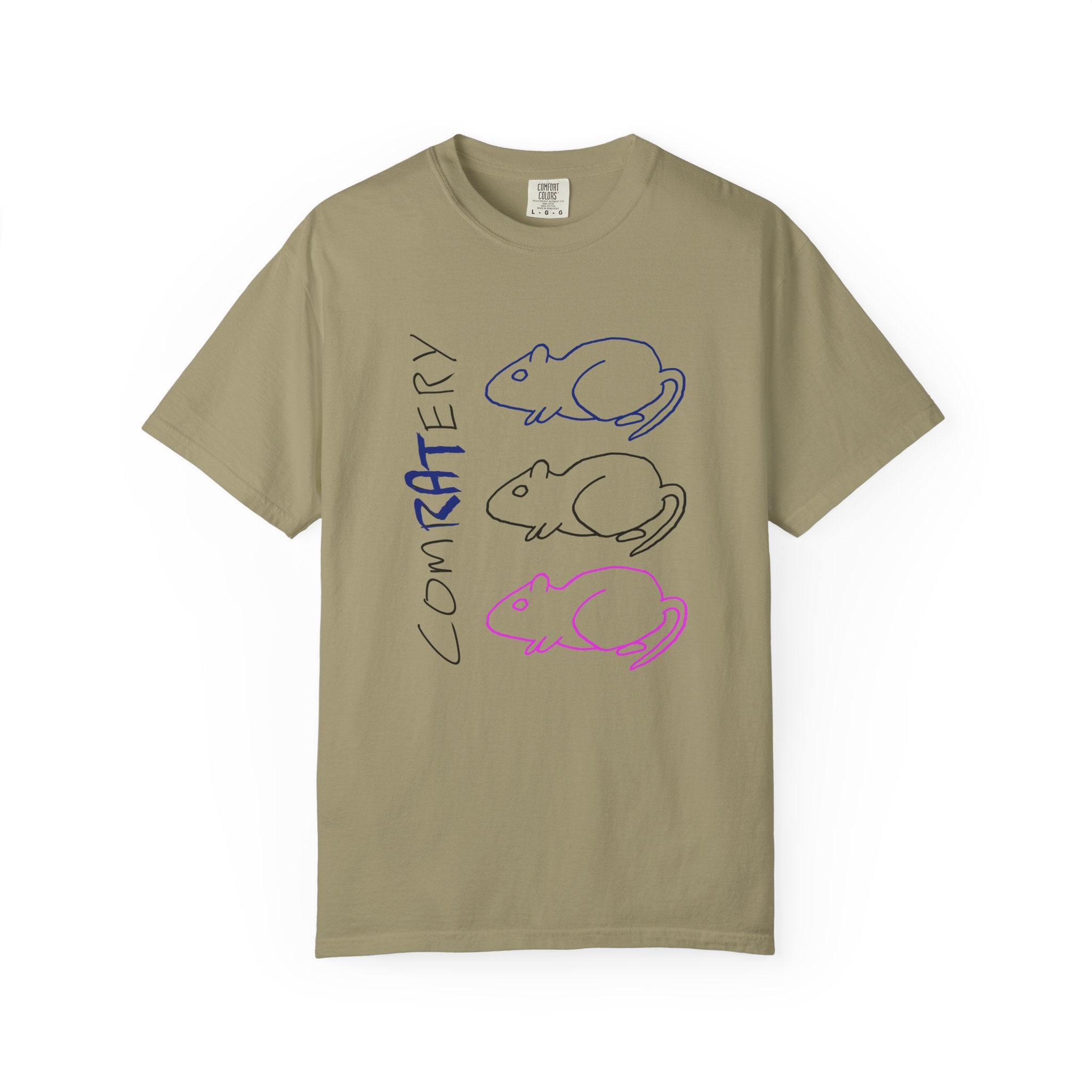 'Comratery' T-Shirt - Hand-Drawn Ink to Fabric Print