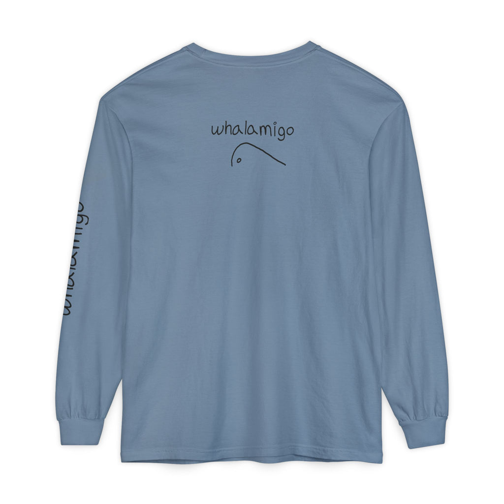 Pelamigo Long Sleeve T-Shirt — Hand-Drawn Ink to Fabric Print