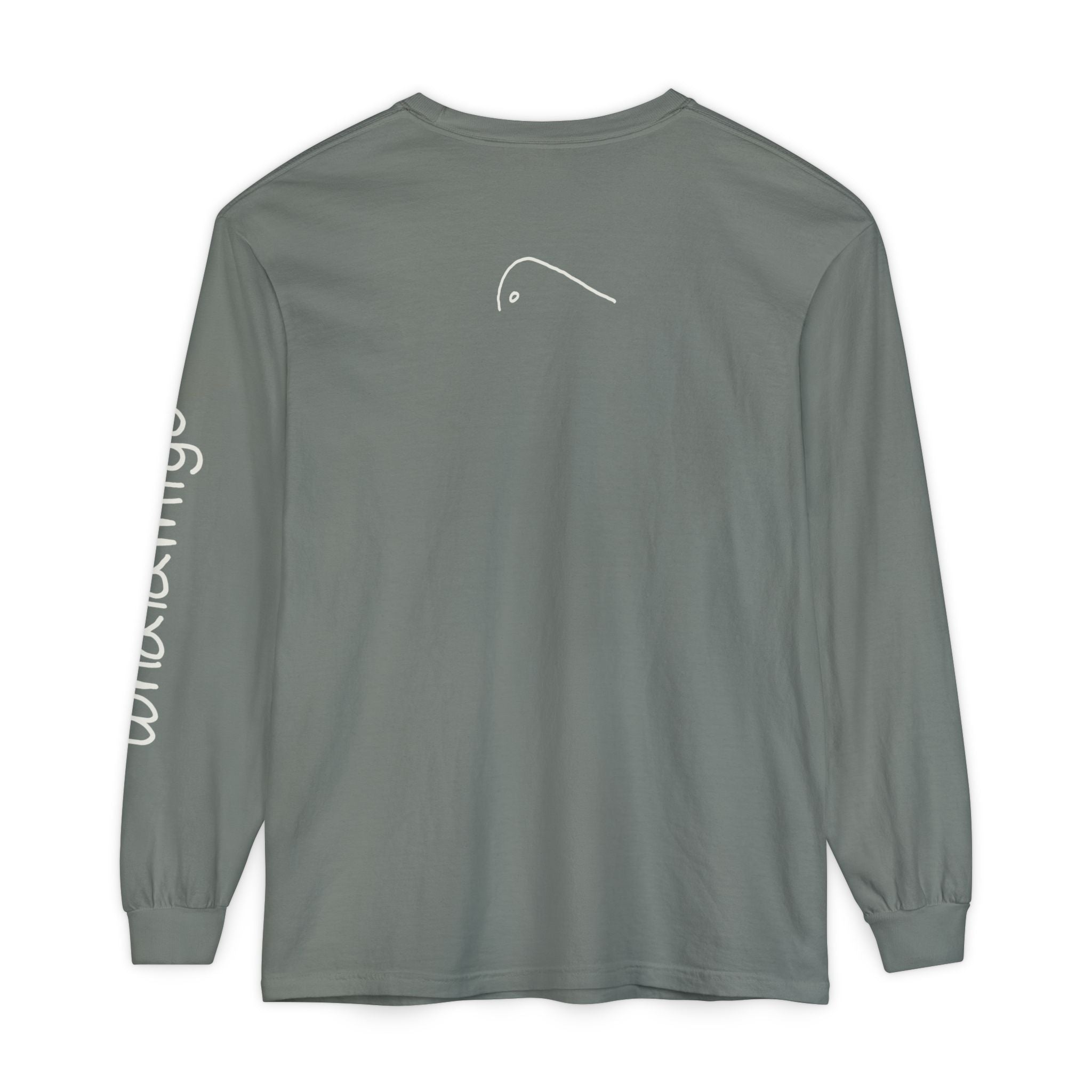 Localmigo Long Sleeve T-Shirt — White Ink to Fabric Print