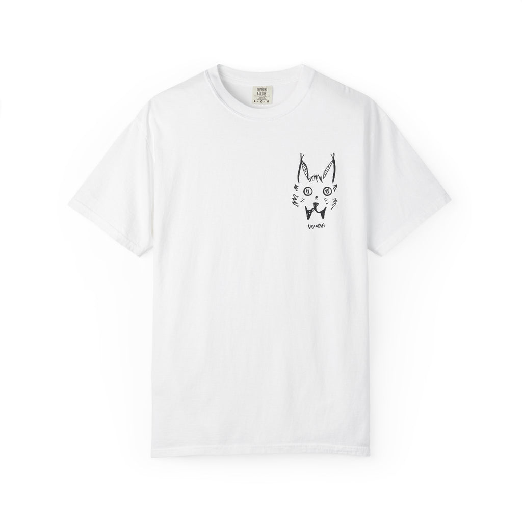 L'chats Wildcat T-Shirt - Hand-Drawn Ink to Fabric Print