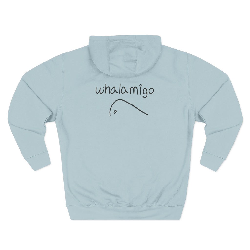 Mantra Fleece Hoodie - Hand-Drawn Ink to Fabric Print