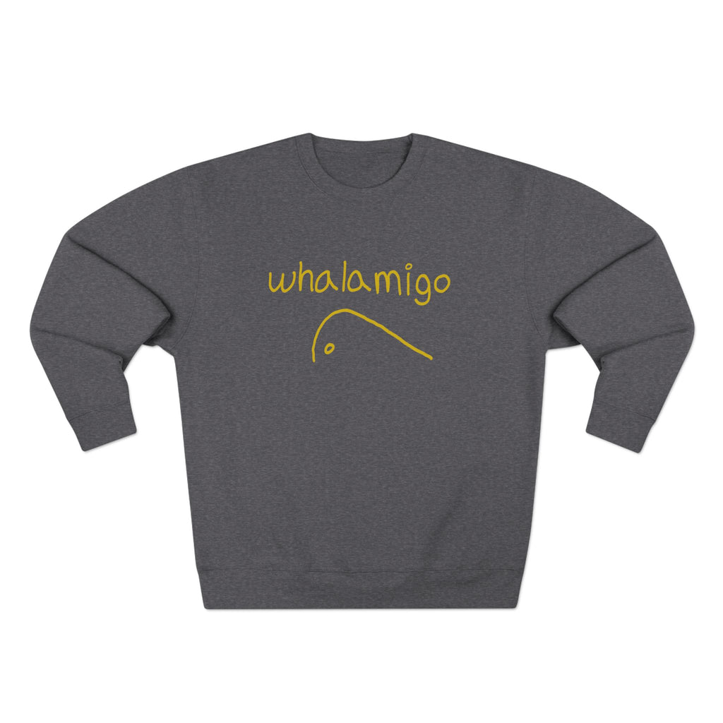 Logomigo Crewneck Sweatshirt - Yellow Ink to Fabric Print