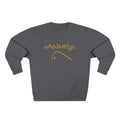 Logomigo Crewneck Sweatshirt - Yellow Ink to Fabric Print