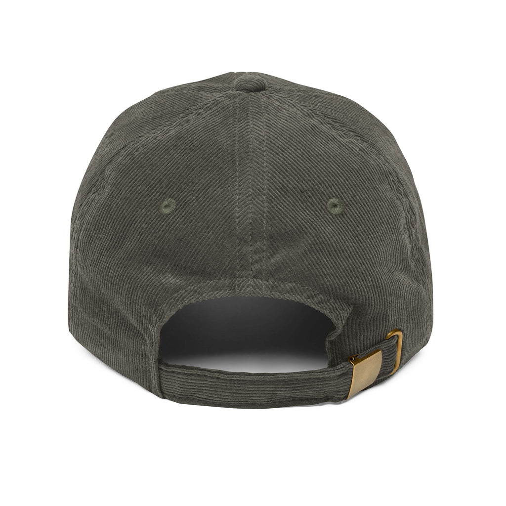 Mostly OK Corduroy Cap — Embroidered Fabric