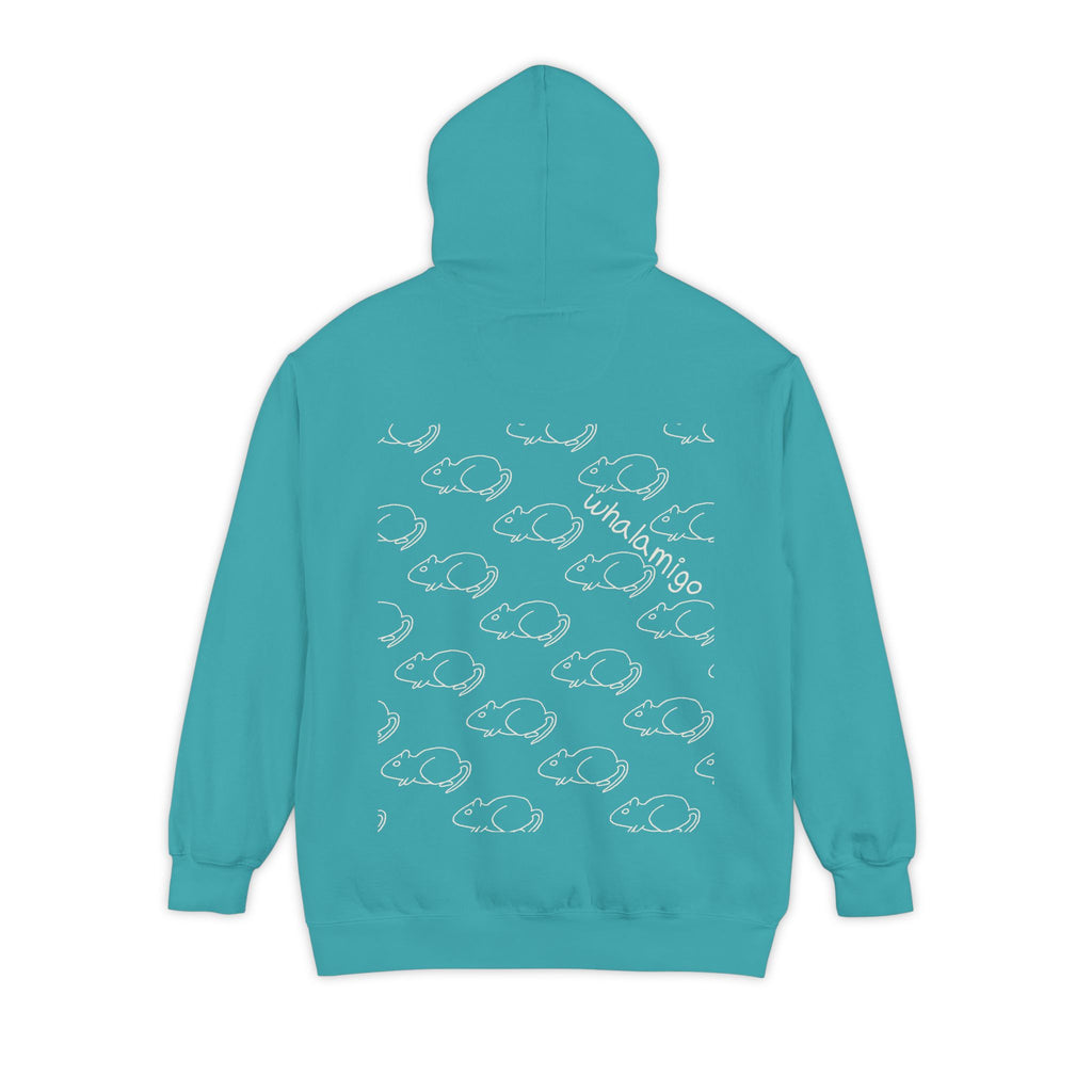 Rat Quilt Hoodie — Hand-Drawn Ink to Fabric Print