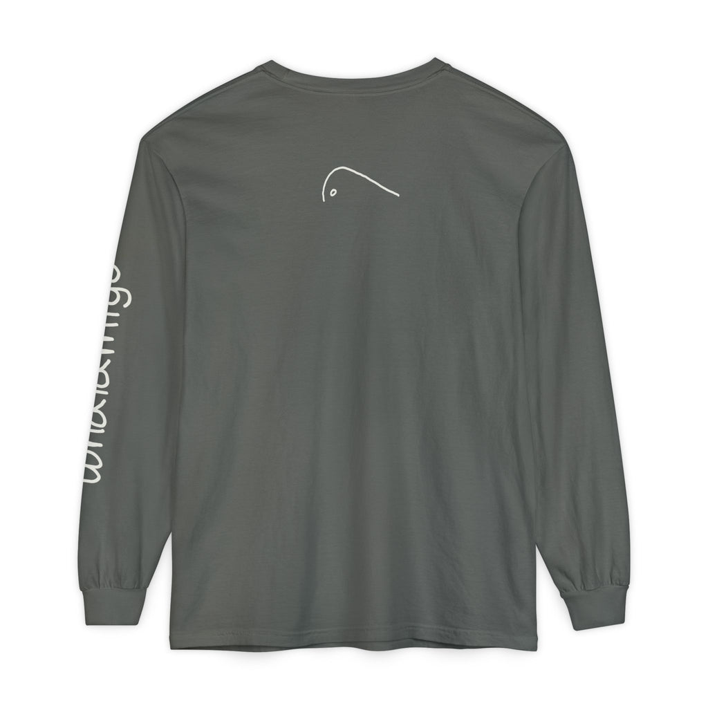 Localmigo Long Sleeve T-Shirt — White Ink to Fabric Print