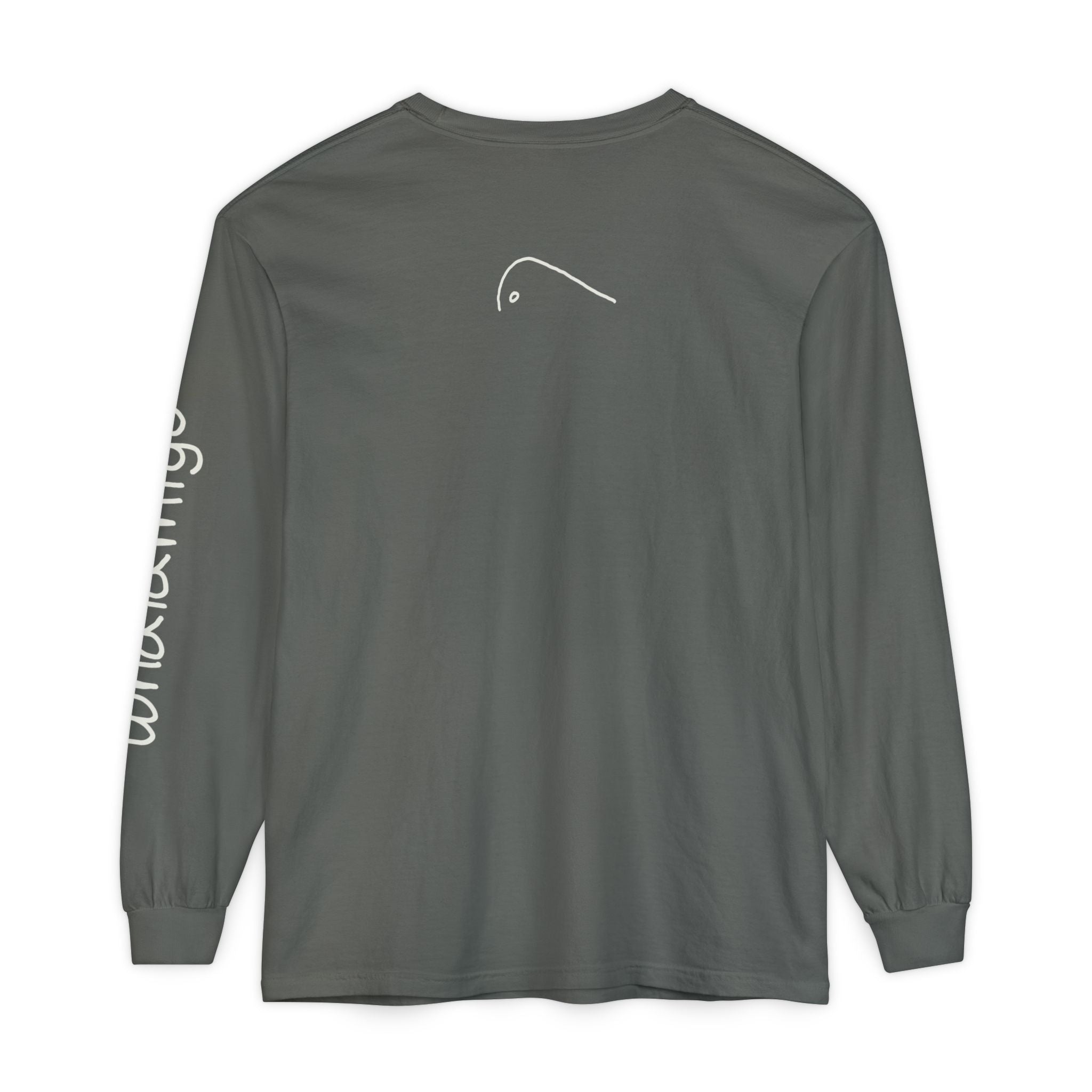 Localmigo Long Sleeve T-Shirt — White Ink to Fabric Print