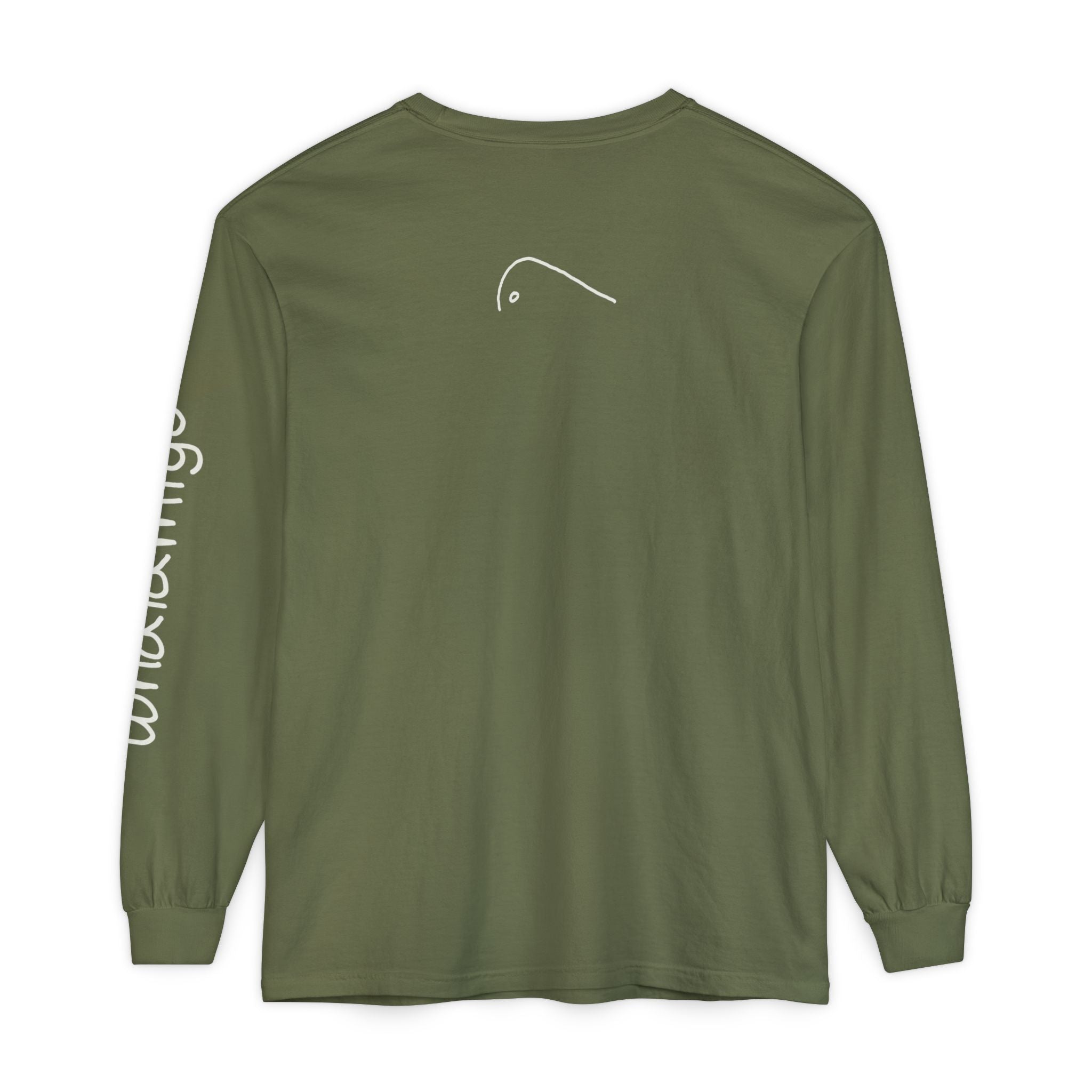 Localmigo Long Sleeve T-Shirt — White Ink to Fabric Print
