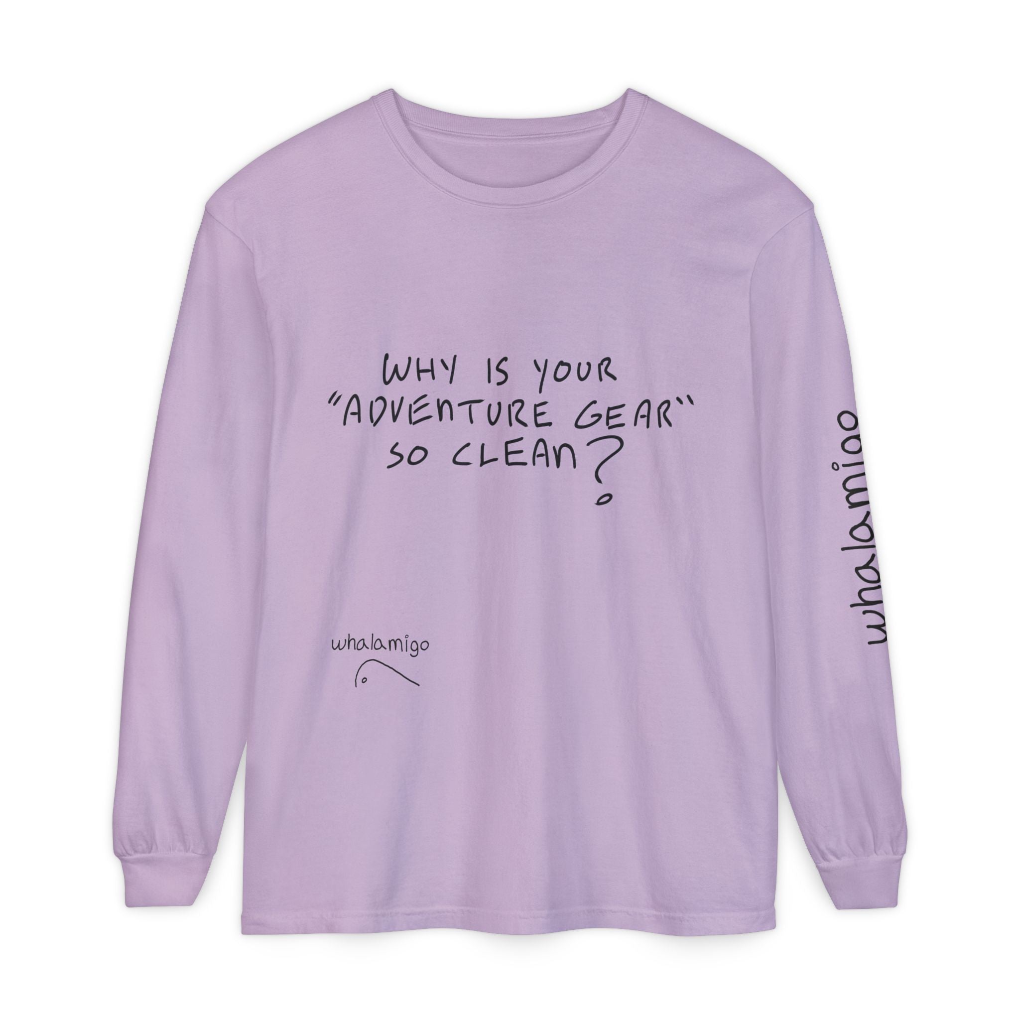 'Callout' Long Sleeve T-Shirt — Hand-Drawn Ink to Fabric Print