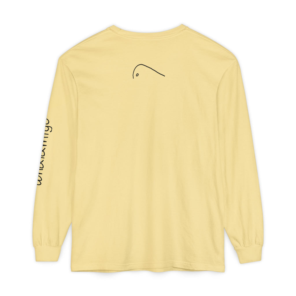 'Callout' Long Sleeve T-Shirt — Hand-Drawn Ink to Fabric Print