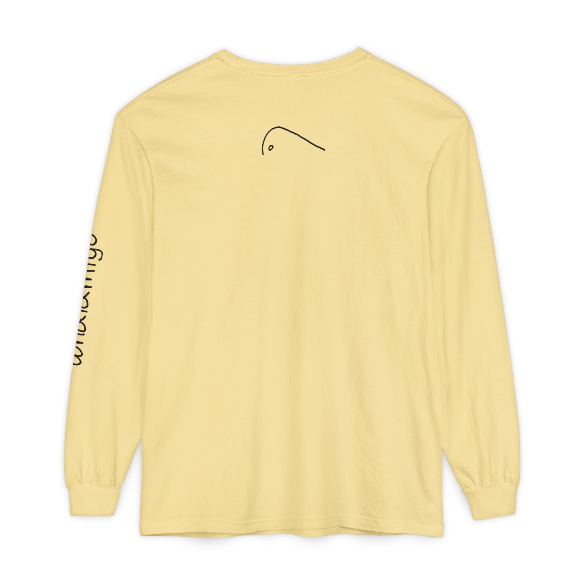 'Callout' Long Sleeve T-Shirt — Hand-Drawn Ink to Fabric Print