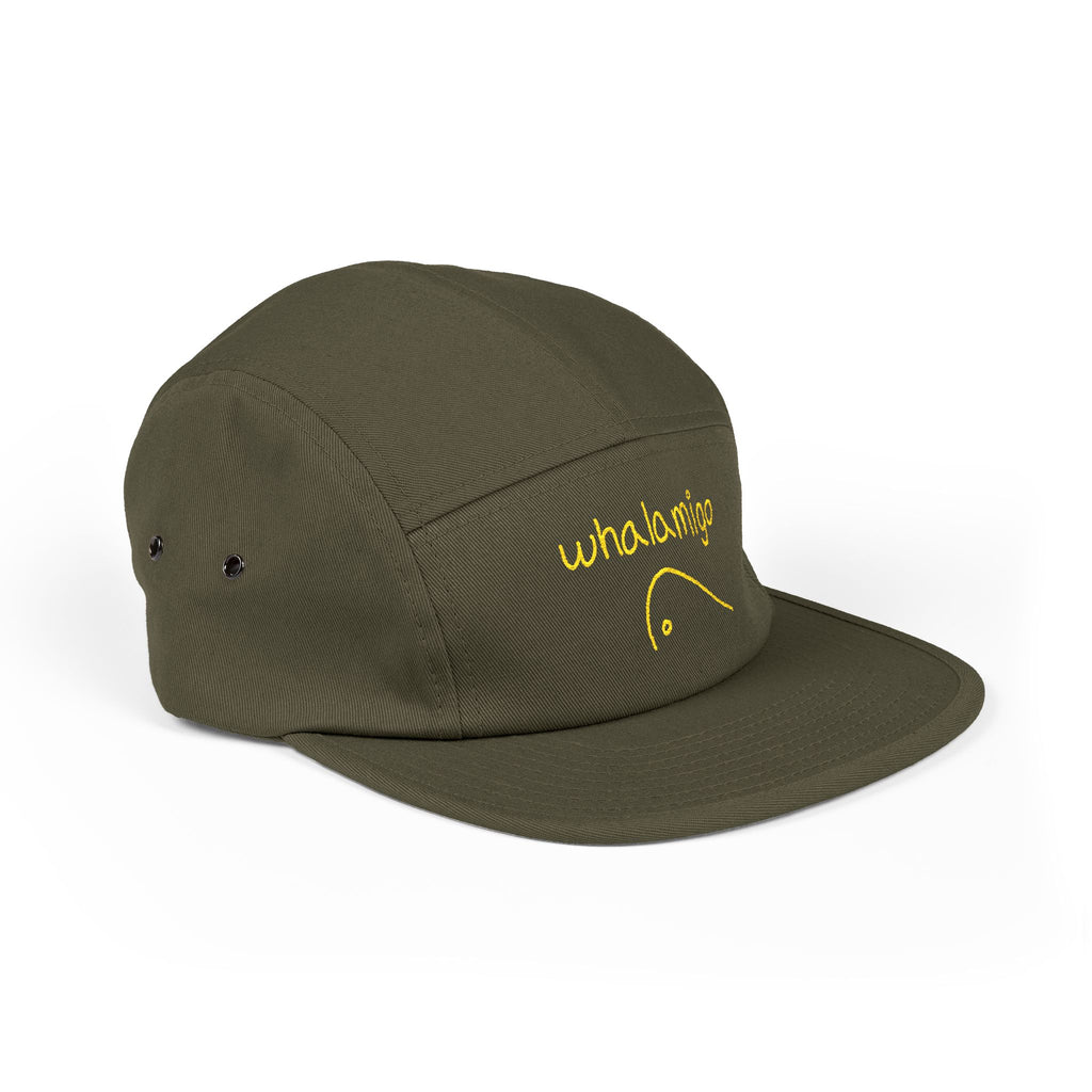 Logomigo' 5-Panel Cap —  Embroidered Fabric