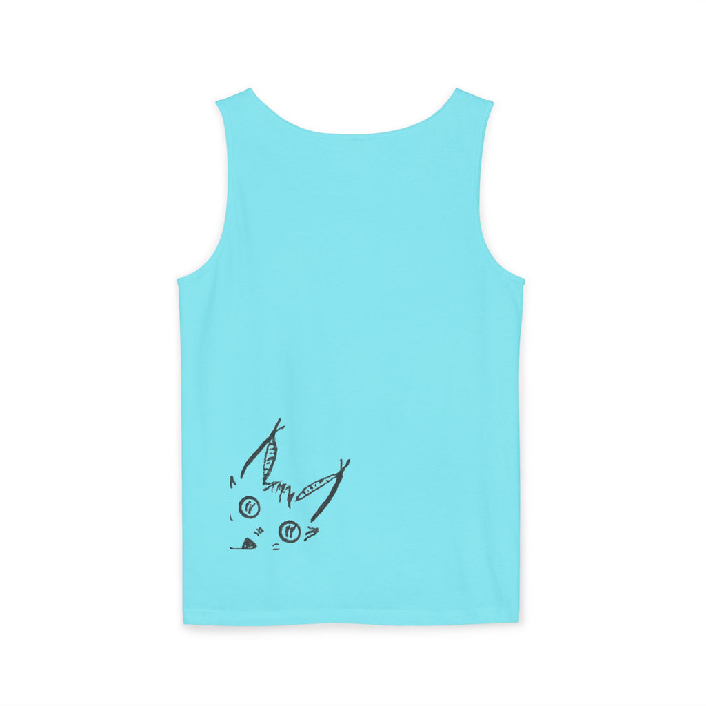 L'chats Wildcat Tank Top — Hand-Drawn Ink to Fabric Print