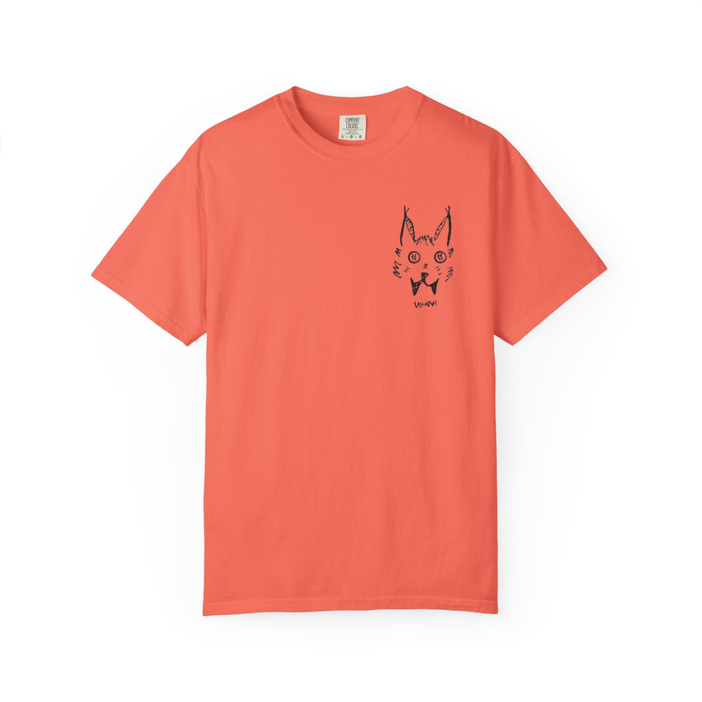 L'chats Wildcat T-Shirt - Hand-Drawn Ink to Fabric Print