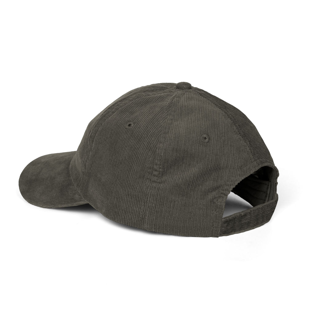 Mostly OK Corduroy Cap — Embroidered Fabric