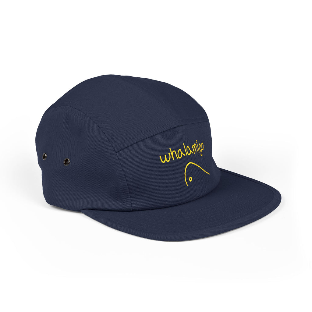 Logomigo' 5-Panel Cap —  Embroidered Fabric