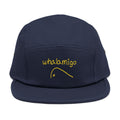 Logomigo' 5-Panel Cap —  Embroidered Fabric