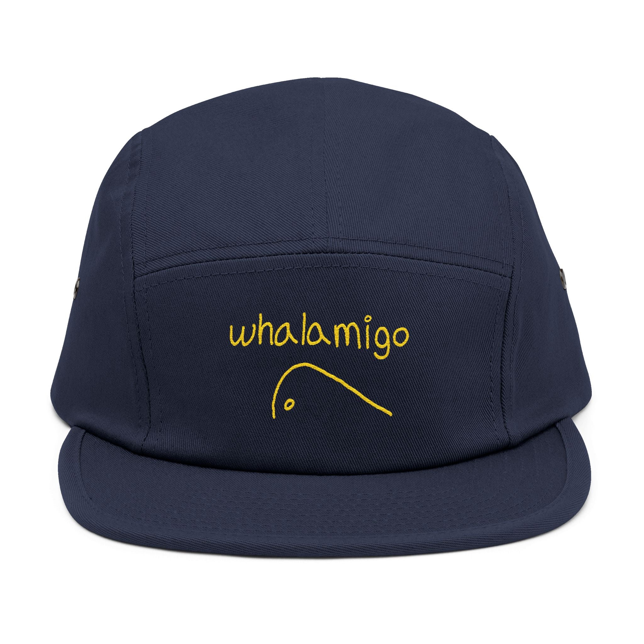 Logomigo' 5-Panel Cap —  Embroidered Fabric