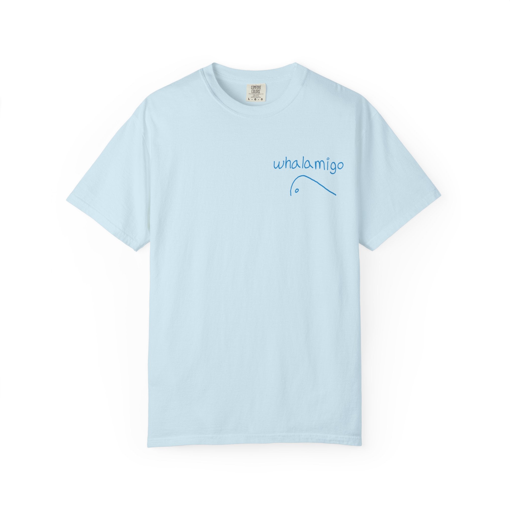 Logomigo T-Shirt - Blue Ink to Fabric Print