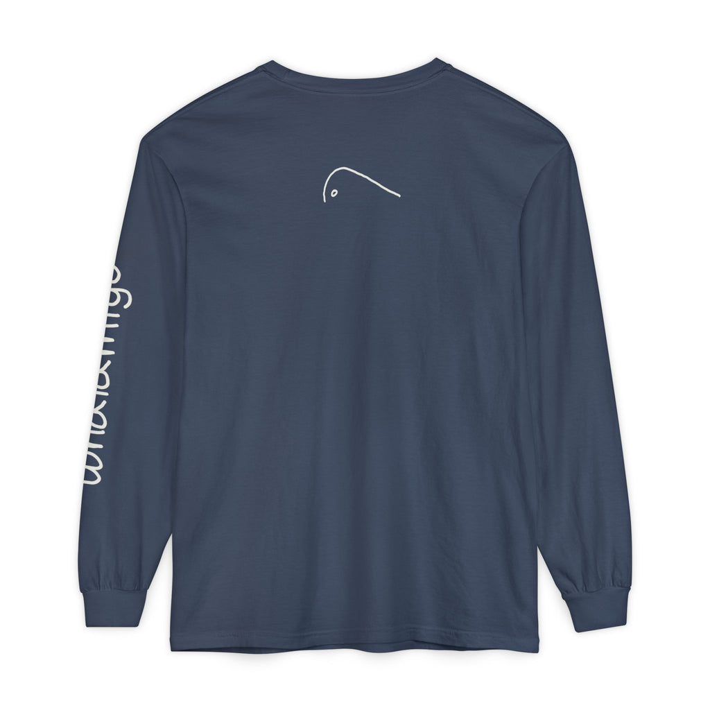 Localmigo Long Sleeve T-Shirt — White Ink to Fabric Print