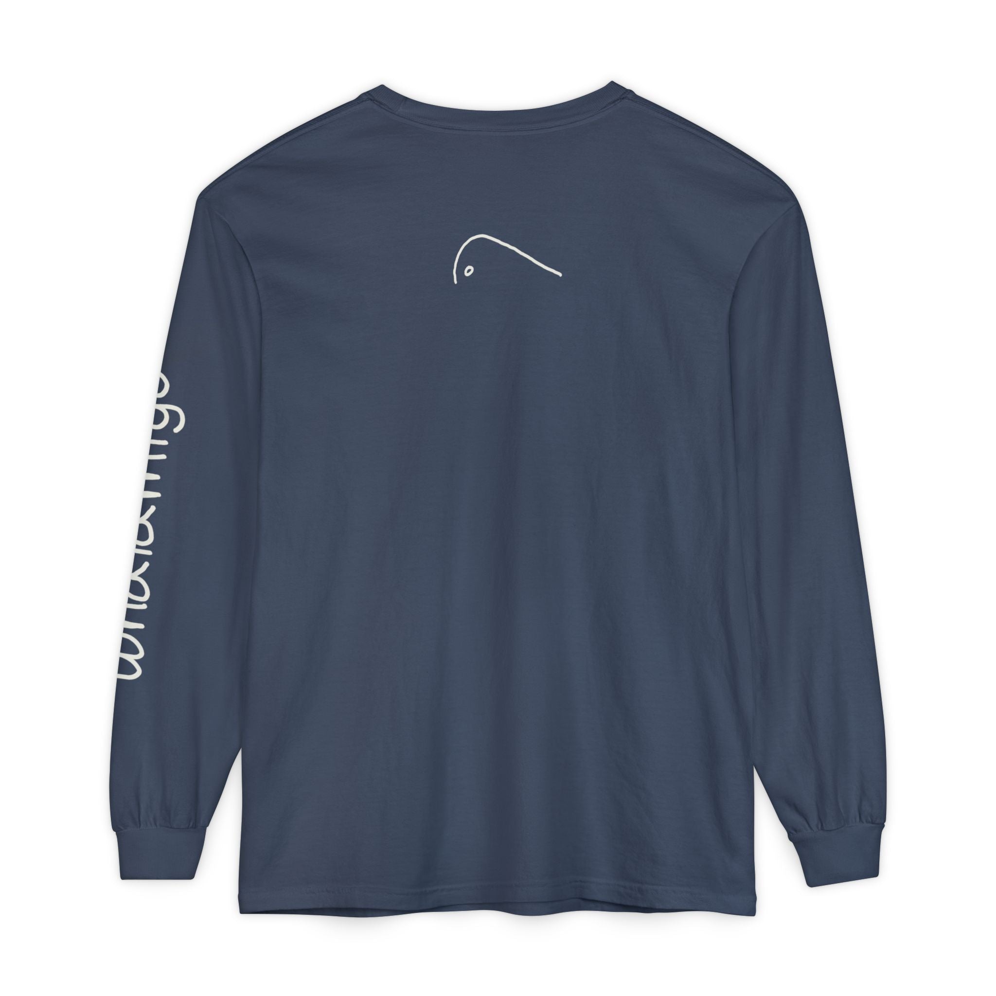 Localmigo Long Sleeve T-Shirt — White Ink to Fabric Print