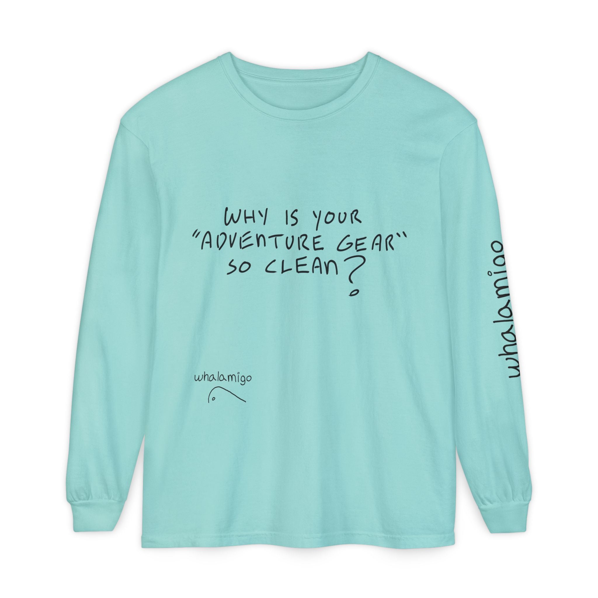 'Callout' Long Sleeve T-Shirt — Hand-Drawn Ink to Fabric Print