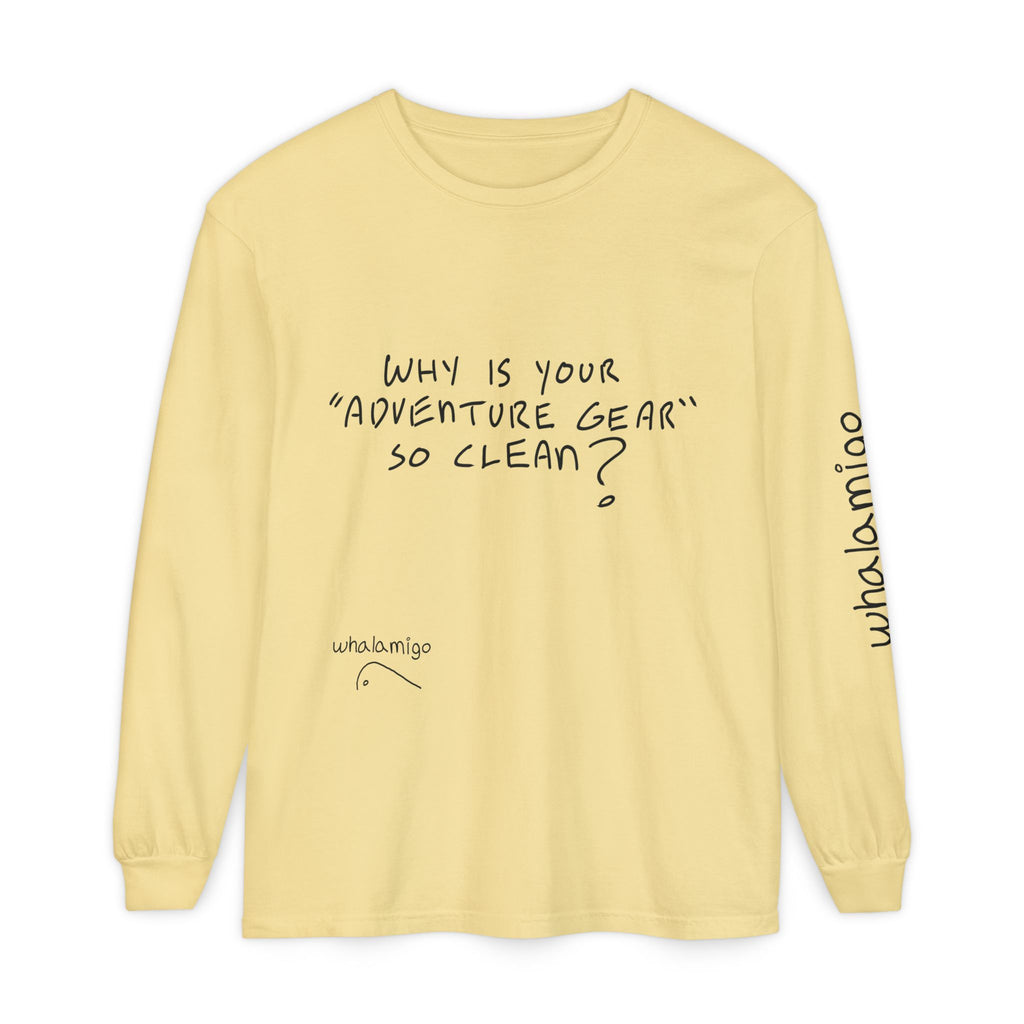 'Callout' Long Sleeve T-Shirt — Hand-Drawn Ink to Fabric Print