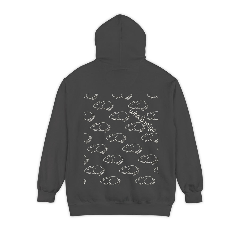 Rat Quilt Hoodie — Hand-Drawn Ink to Fabric Print