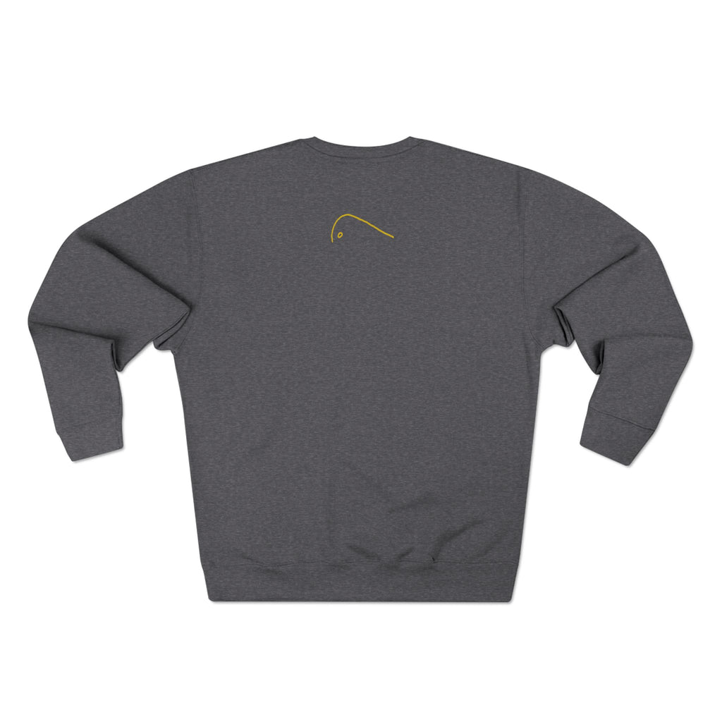 Logomigo Crewneck Sweatshirt - Yellow Ink to Fabric Print