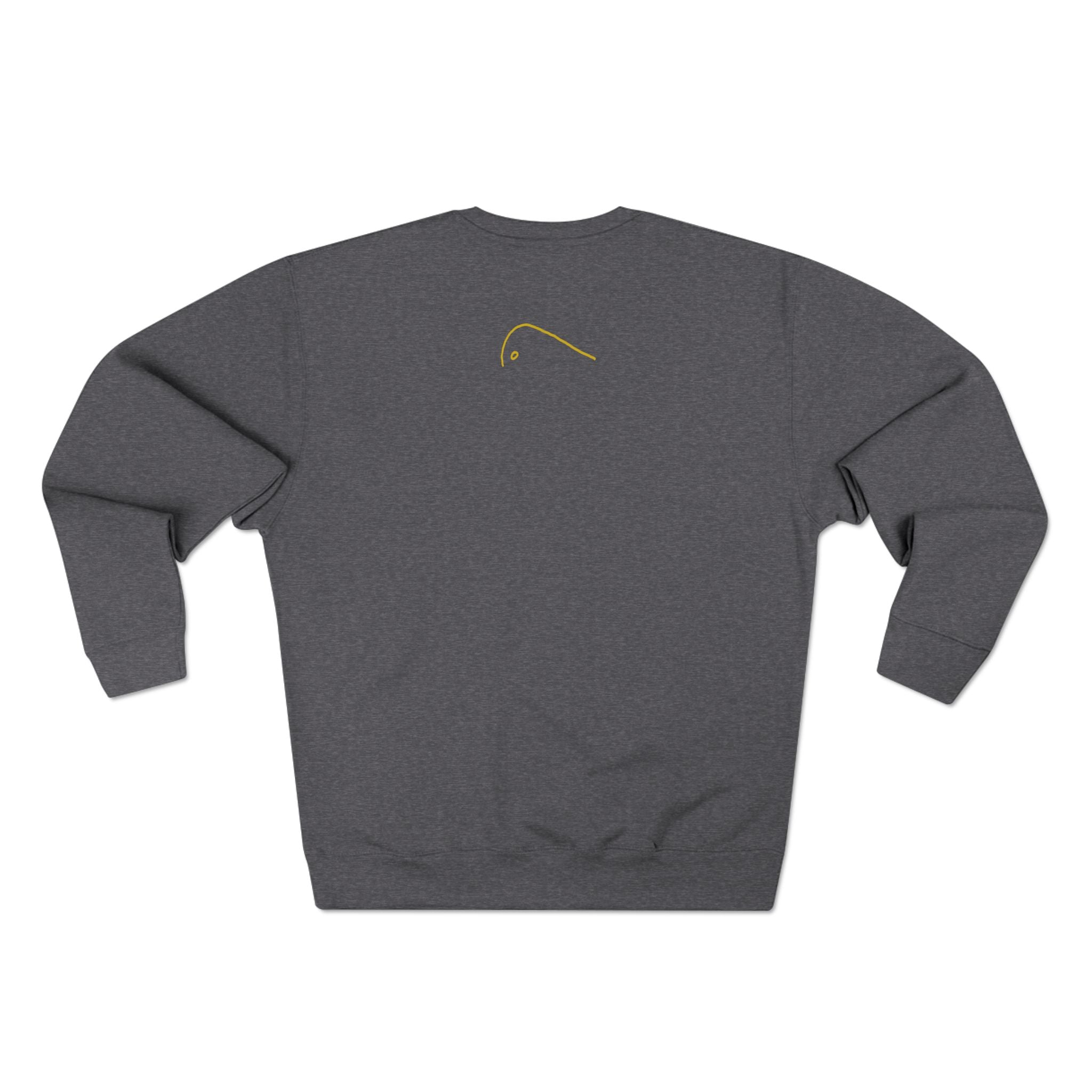 Logomigo Crewneck Sweatshirt - Yellow Ink to Fabric Print