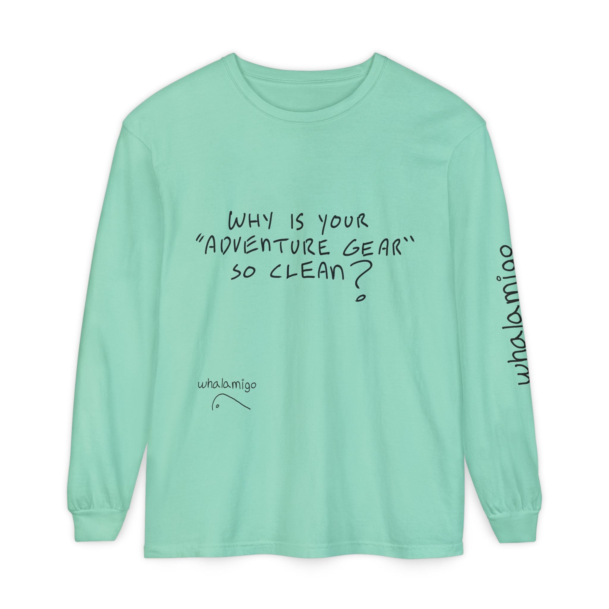 'Callout' Long Sleeve T-Shirt — Hand-Drawn Ink to Fabric Print