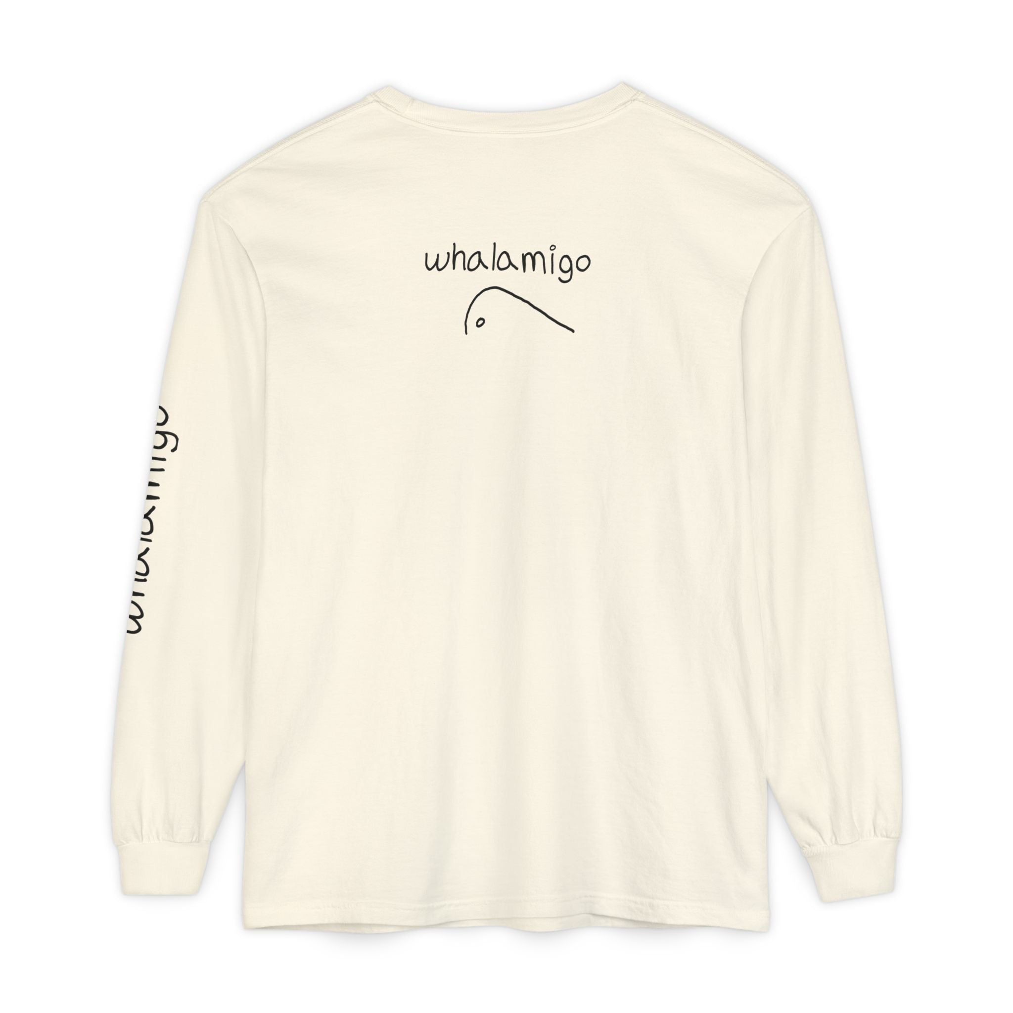 Pelamigo Long Sleeve T-Shirt — Hand-Drawn Ink to Fabric Print