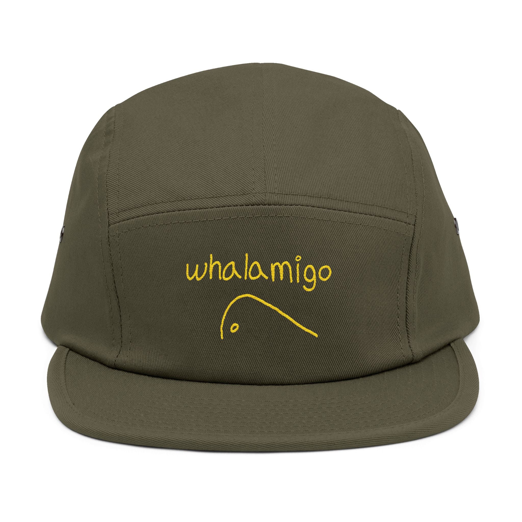Logomigo' 5-Panel Cap —  Embroidered Fabric