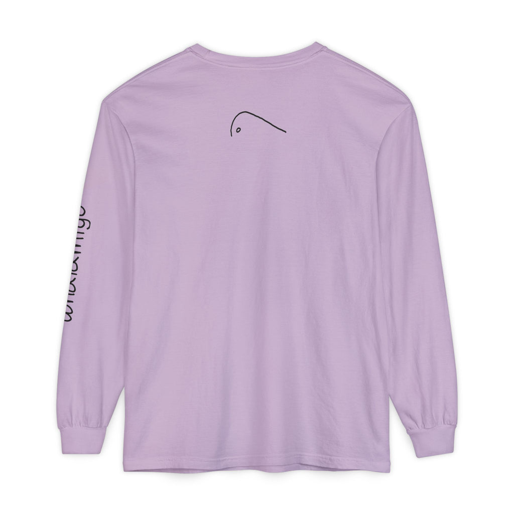 'Callout' Long Sleeve T-Shirt — Hand-Drawn Ink to Fabric Print