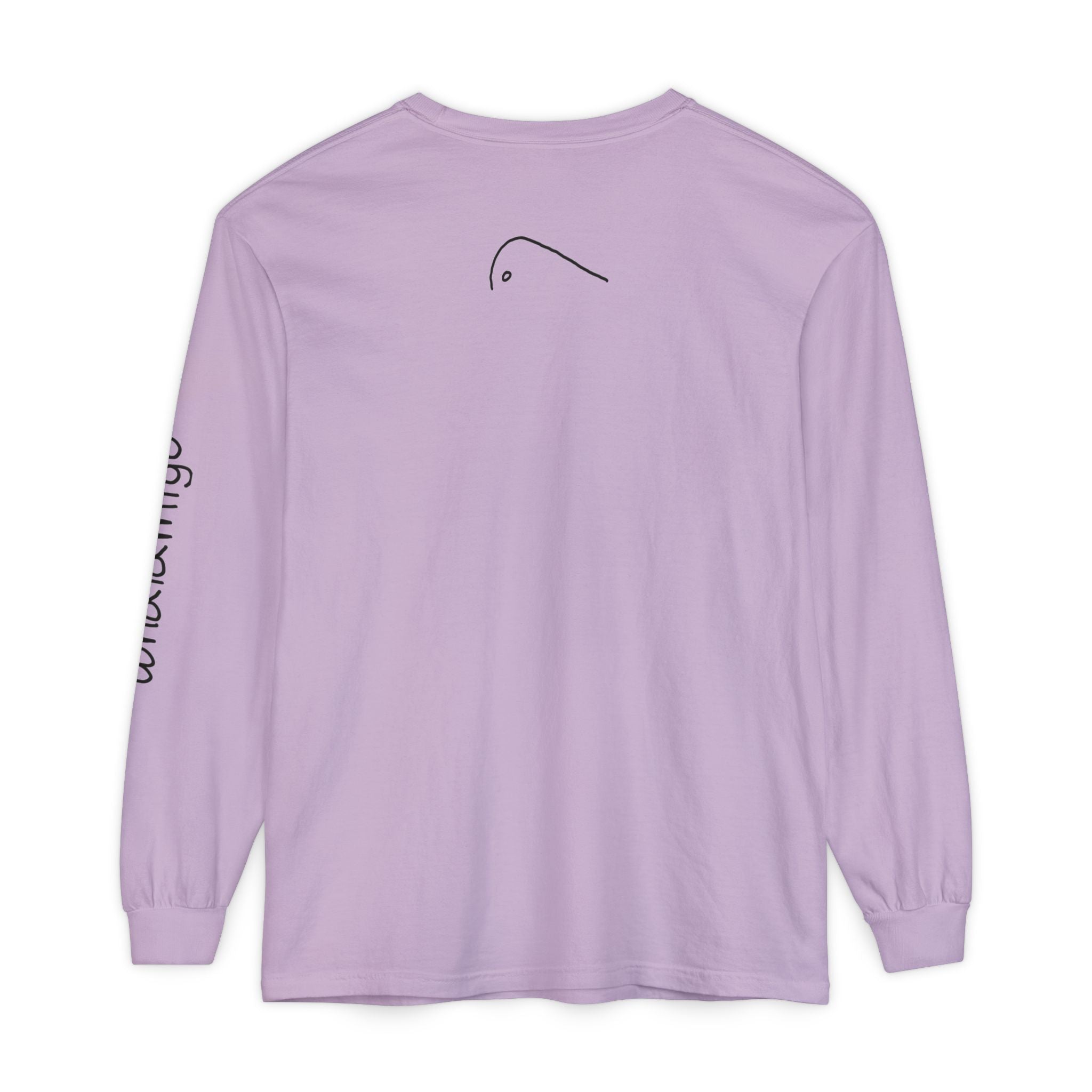 'Callout' Long Sleeve T-Shirt — Hand-Drawn Ink to Fabric Print