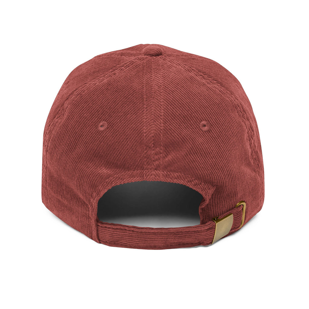 Mostly OK Corduroy Cap — Embroidered Fabric